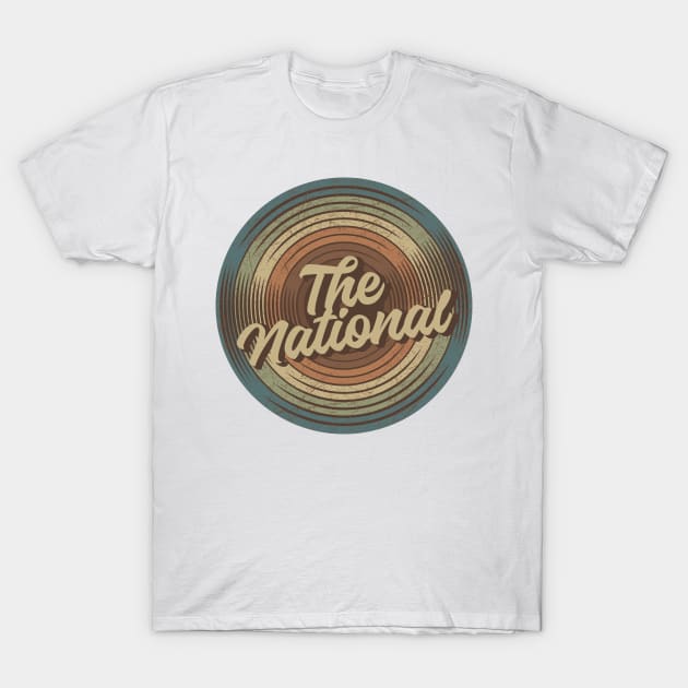 The National Vintage Vinyl T-Shirt by musiconspiracy